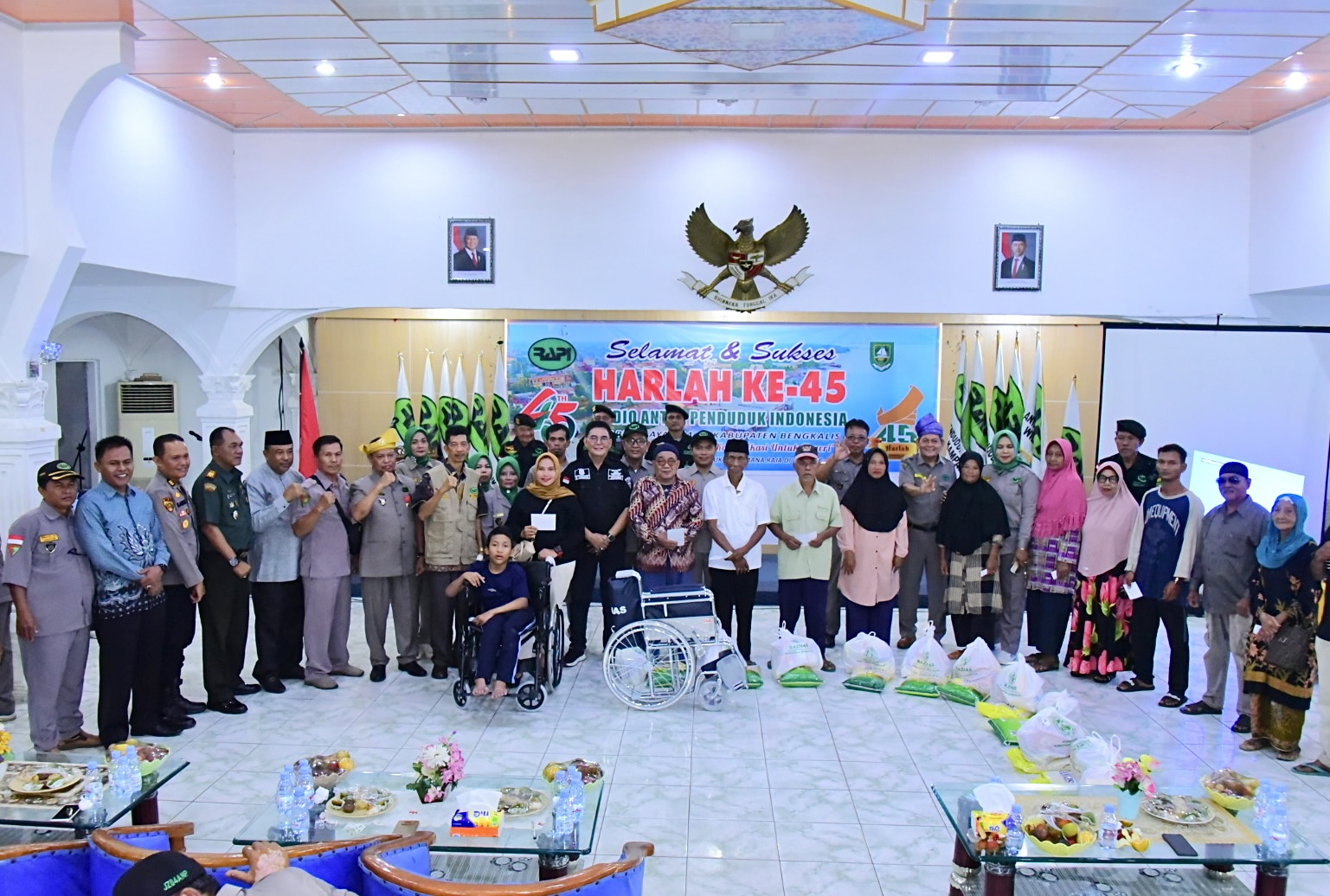 Diisi Bakti Sosial, RAPI Bengkalis Gelar Harlah ke-45 Perdana di Riau