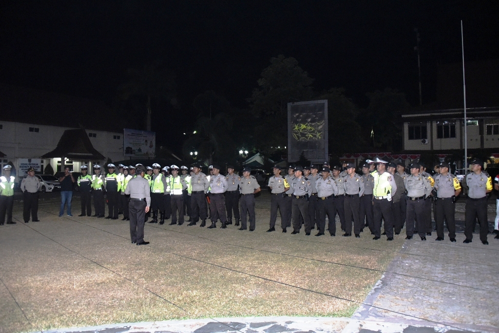 Amankan Pawai Takbir di Mandau, 108 Anggota Polisi Disiagakan