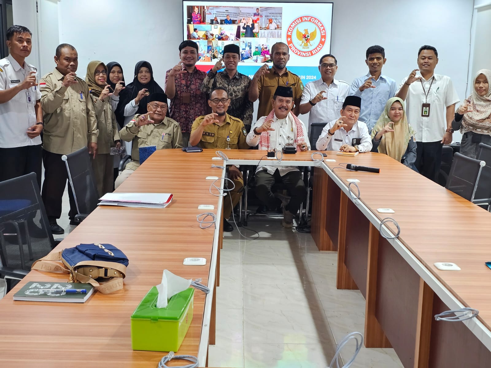 Komisi Informasi Riau Kumpulkan Sejumlah PPID Badan Publik di Kabupaten Bengkalis