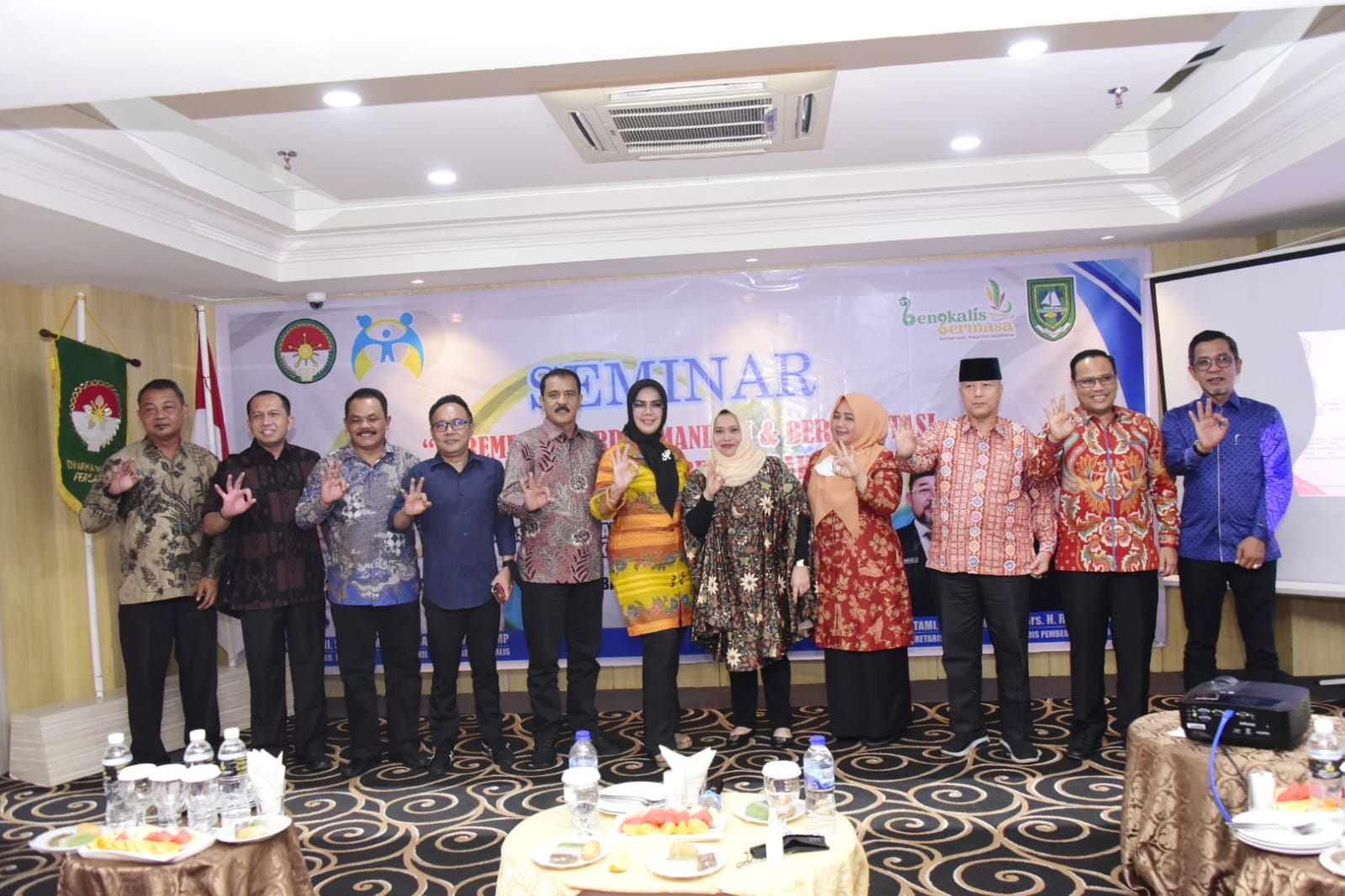 Digelar DP3A, Dharma Wanita Persatuan Kabupaten Bengkalis Ikuti Seminar