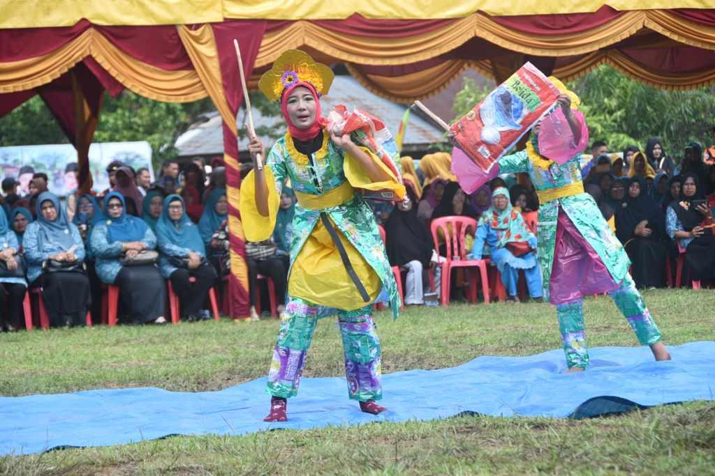 Forum Anak Ikut Sukseskan BBGRM Tingkat Kabupaten Bengkalis di Tanjung Belit