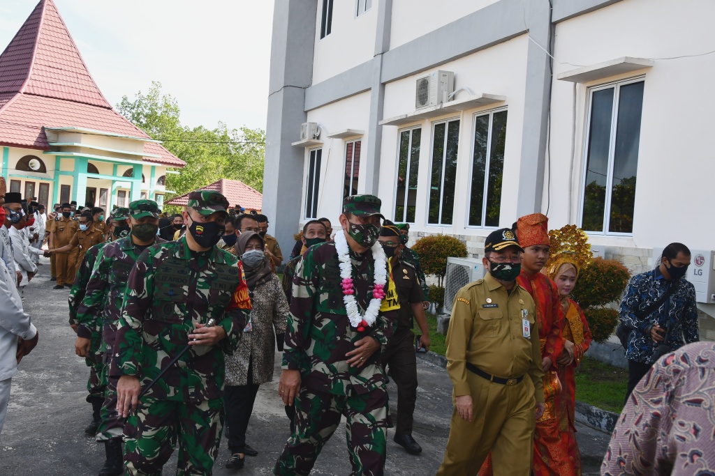 Mayjen TNI R .Tjahja Komara Apresiasi Pemkab Bengkalis