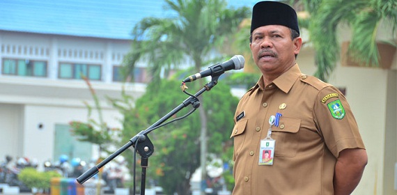 Pimpin Apel Senin Pagi, Plt Sekda Arianto Pamitan