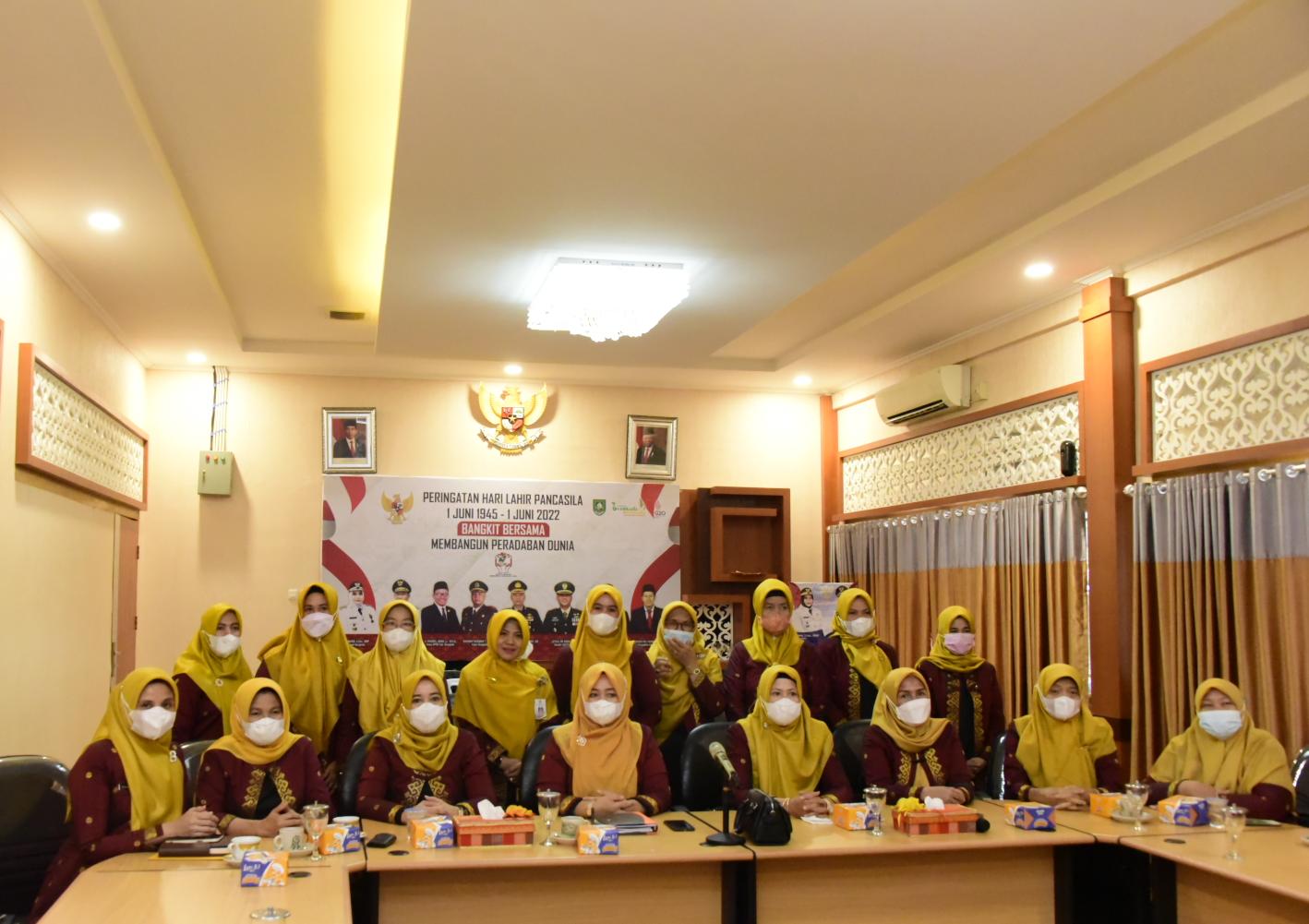 Jalin Kebersamaan, DWP Bengkalis Ikuti Silaturrahmi Virtual DWP Se-Indonesia