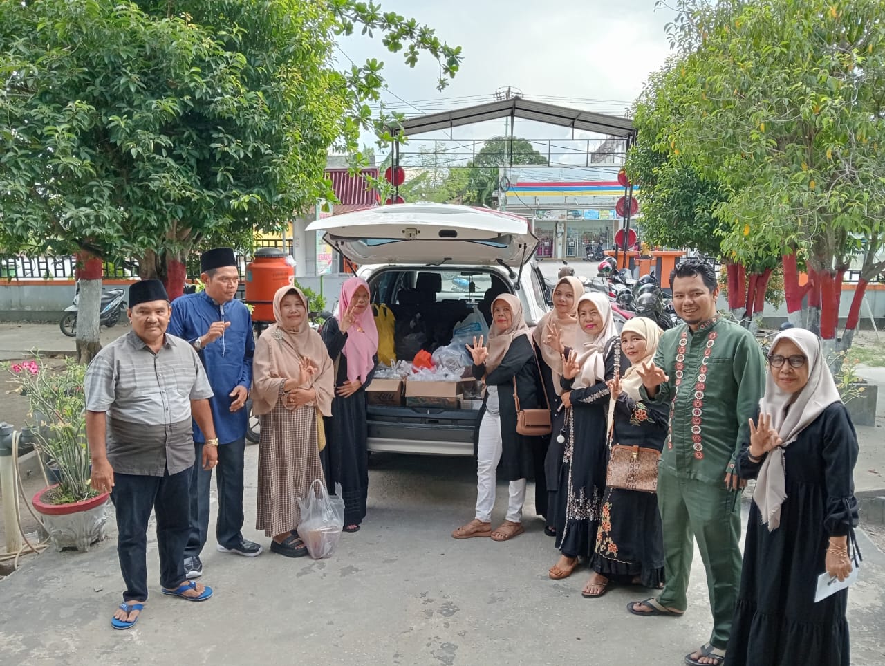 Berbagi Ramadhan, K3S Kecamatan Bengkalis Bagi Takjil