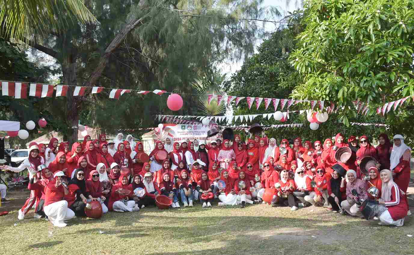 Semarak Kemerdekaan HUT RI Ke-81, DWP Bengkalis Gelar sejumlah Perlombaan dan  Pertemuan Bulanan 