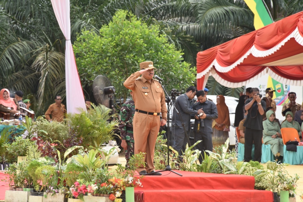 Bupati Buka TMMD ke-102 Tahun 2018 Kodim 0303/Bengkalis di Muara Basung