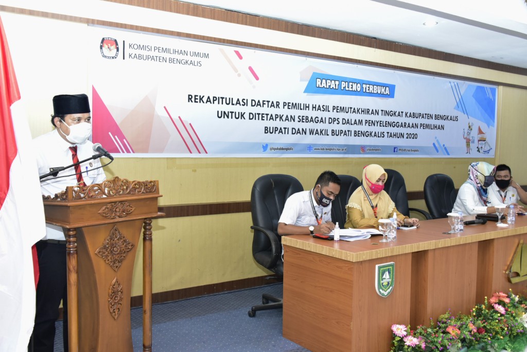 KPU Bengkalis Gelar Rapat Pleno Terbuka Pemutakhiran dan Penetapan DPS Pilkada