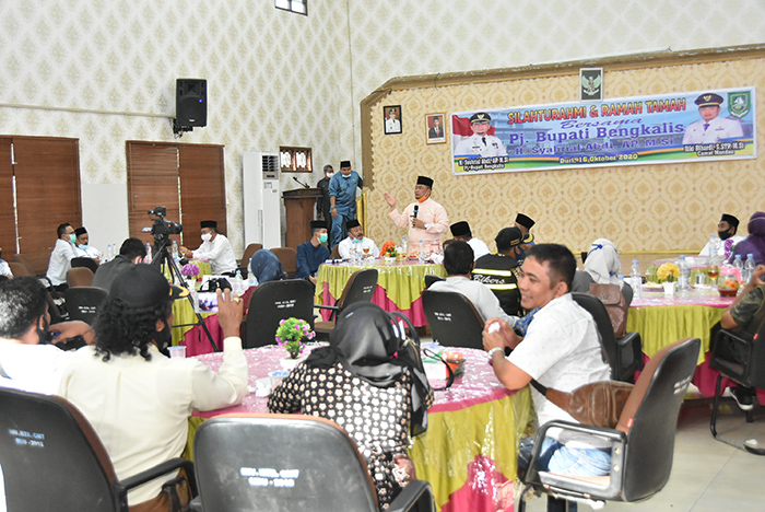 Bangun Hubungan Baik, Pj Bupati Bengkalis Silaturahmi dengan Insan Pers di Duri