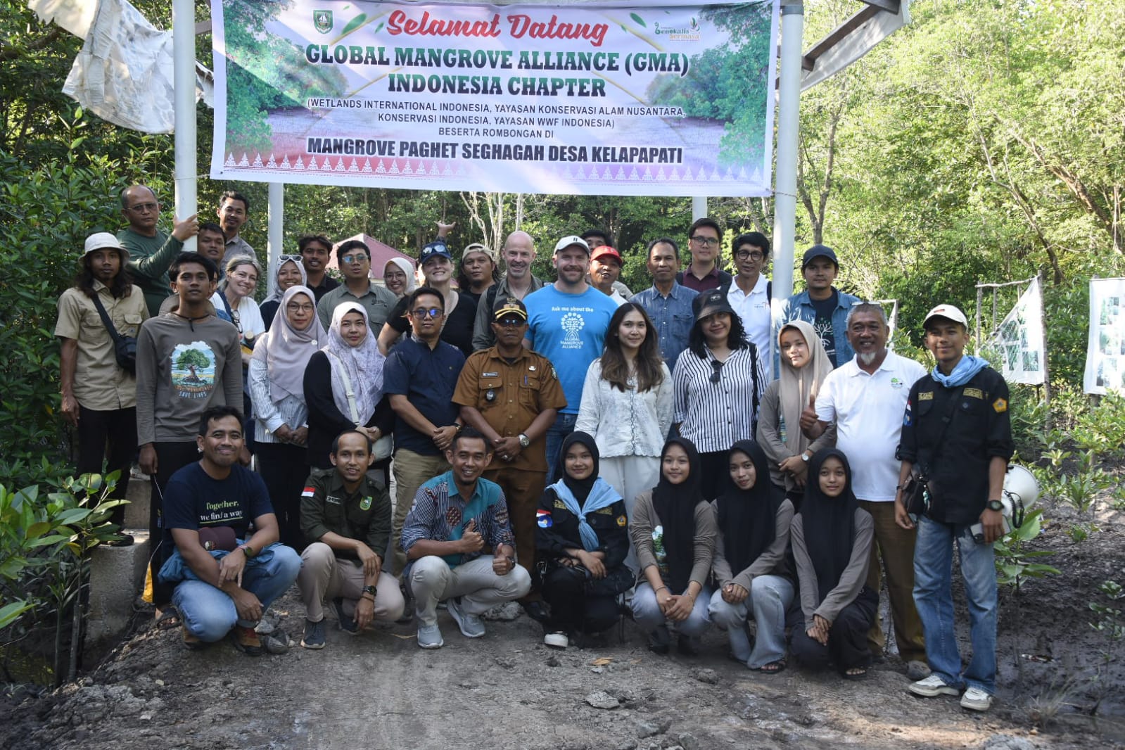 Kunjungan GMA ke Desa Kelapapati, Perkuat Kolaborasi Konservasi Mangrove di Bengkalis