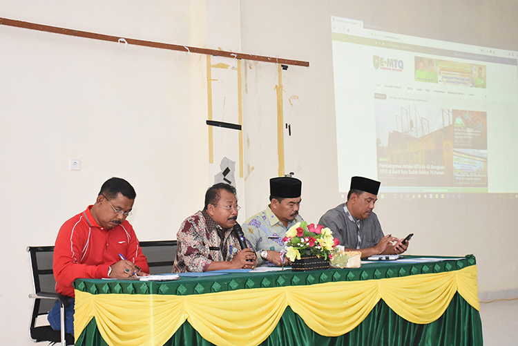 Matangkan Persiapan MTQ Ke-43, Panitia Gelar Rapat Finalisasi