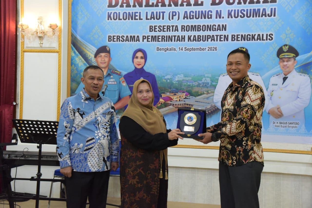 Perkuat Sinergi Maritim, Pemkab Bengkalis dan Danlanal Dumai Komitmen Jaga Keamanan