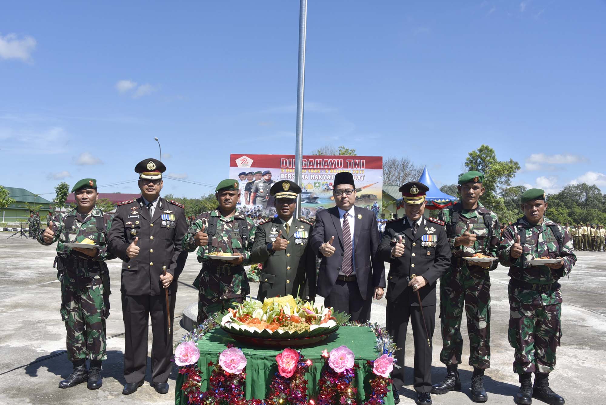 Sebanyak 12 Prajurit Naik Pangkat