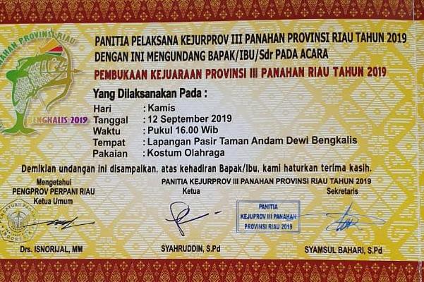 Besok Bupati Bengkalis Buka Kejurprov III Panahan Riau di Taman Andam Dewi