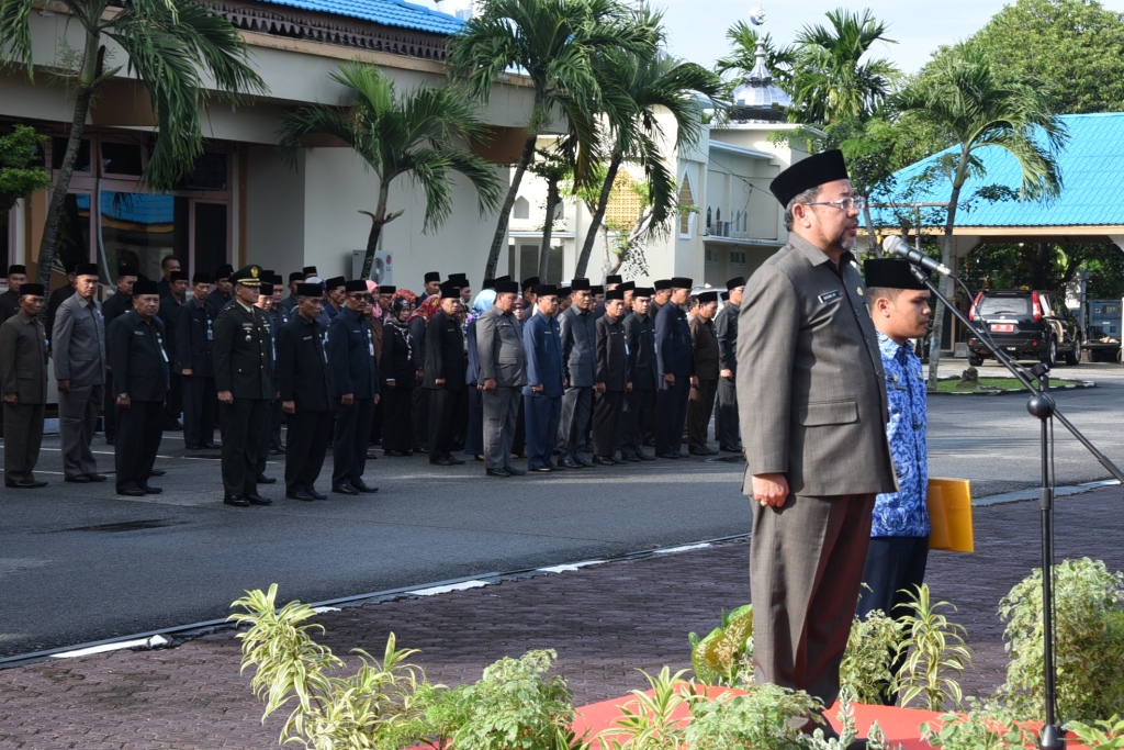 Bustami HY Jadi Inspektur, Peringatkan Harlah Pancasila Tahun 2018 di Bengkalis Hikmat