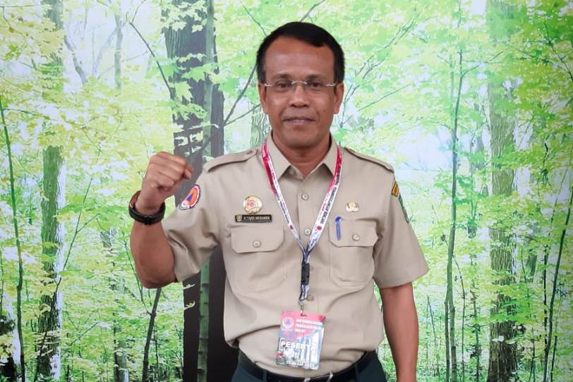 BPBD Kabupaten Bengkalis Sampaikan Imbauan Cegah Penyebaran Covid-19 Secara Keliling