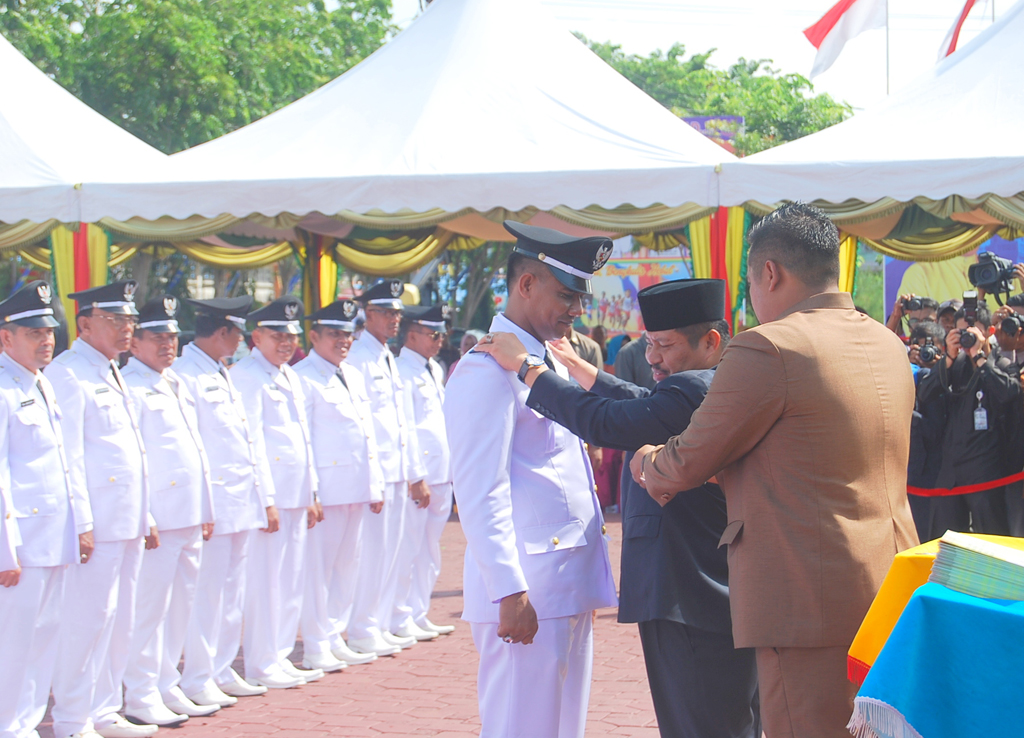 Pelantikan 39 Kades Bengkalis Bantan Berlansung Hikmat