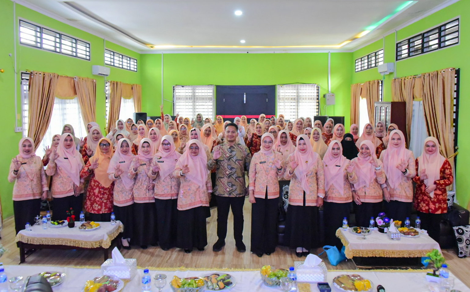 Sosialisasi Pencegahan Diabetes dan Penyakit Jantung, DWP Bengkalis Tekankan Peran Keluarga