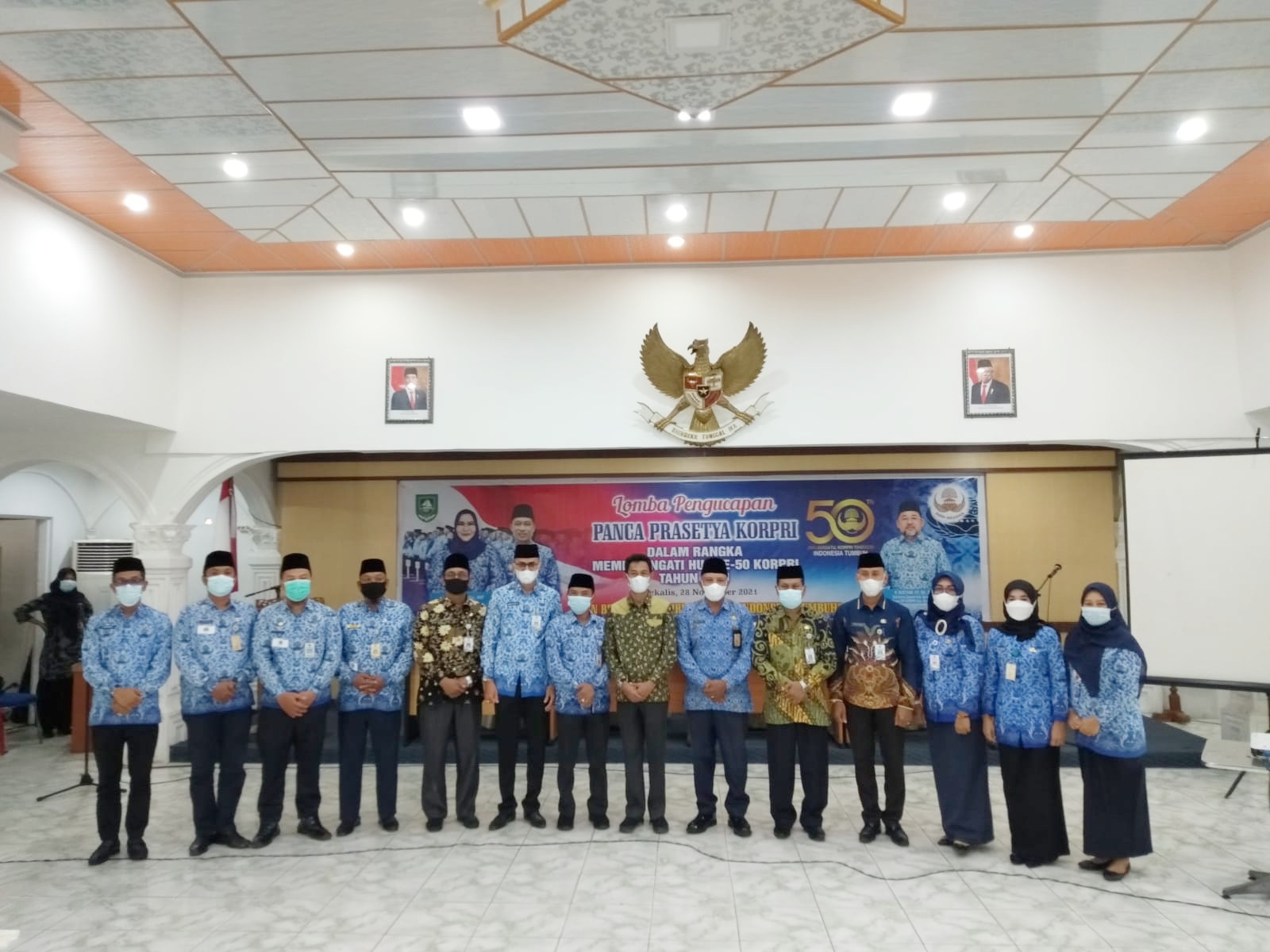 HUT Ke-50 KORPRI, 32 Perwakilan PD Ikuti Lomba Pengucapan Panca Prasetya