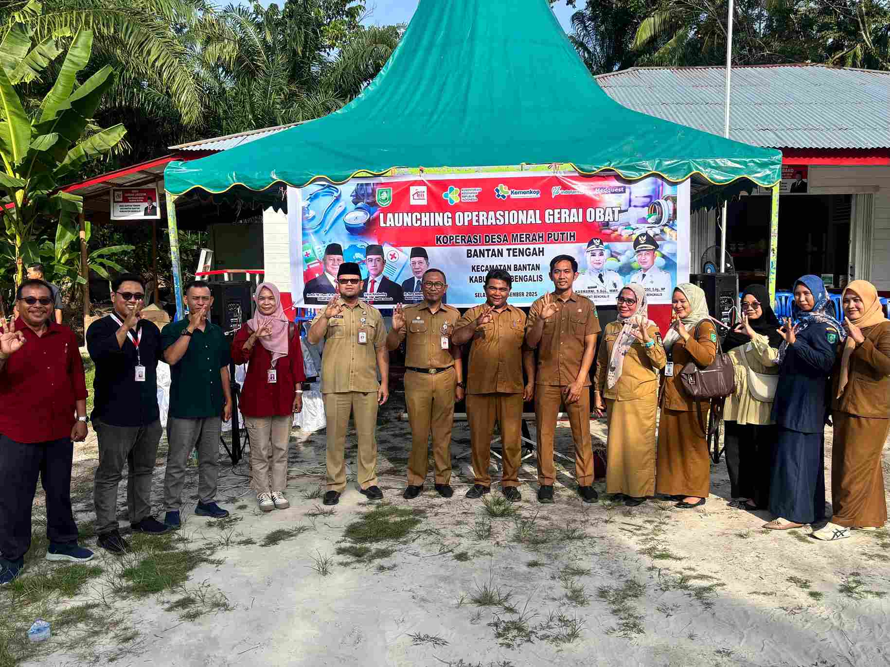 KDMP Bantan Tengah Ikuti Piloting Operasional Gerai Obat dan Disapa Langsung Kementerian Koperasi RI