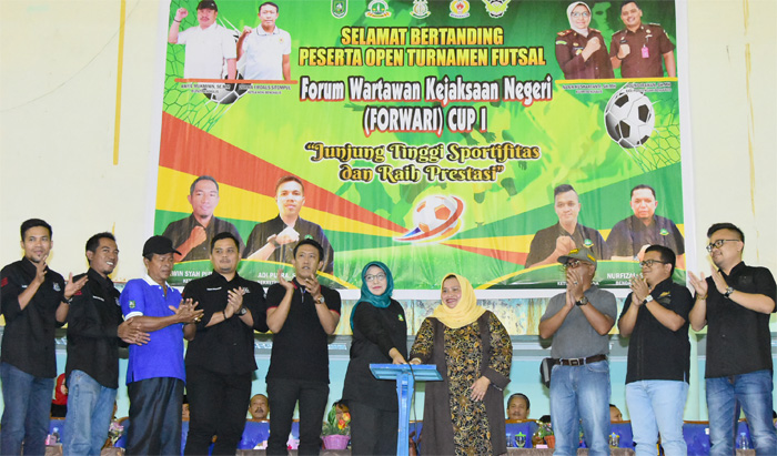Bupati Bengkalis Apresiasi Turnamen Futsal Forwari CUP I