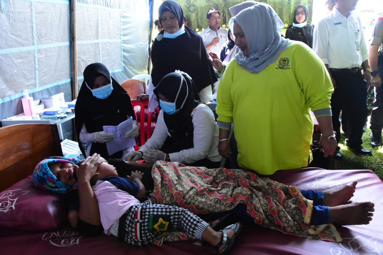 Sukseskan Pencanangan BBGRM ke-XVI Riau, UPT Puskesmas Lubuk Muda Gelar Bakti Sosial