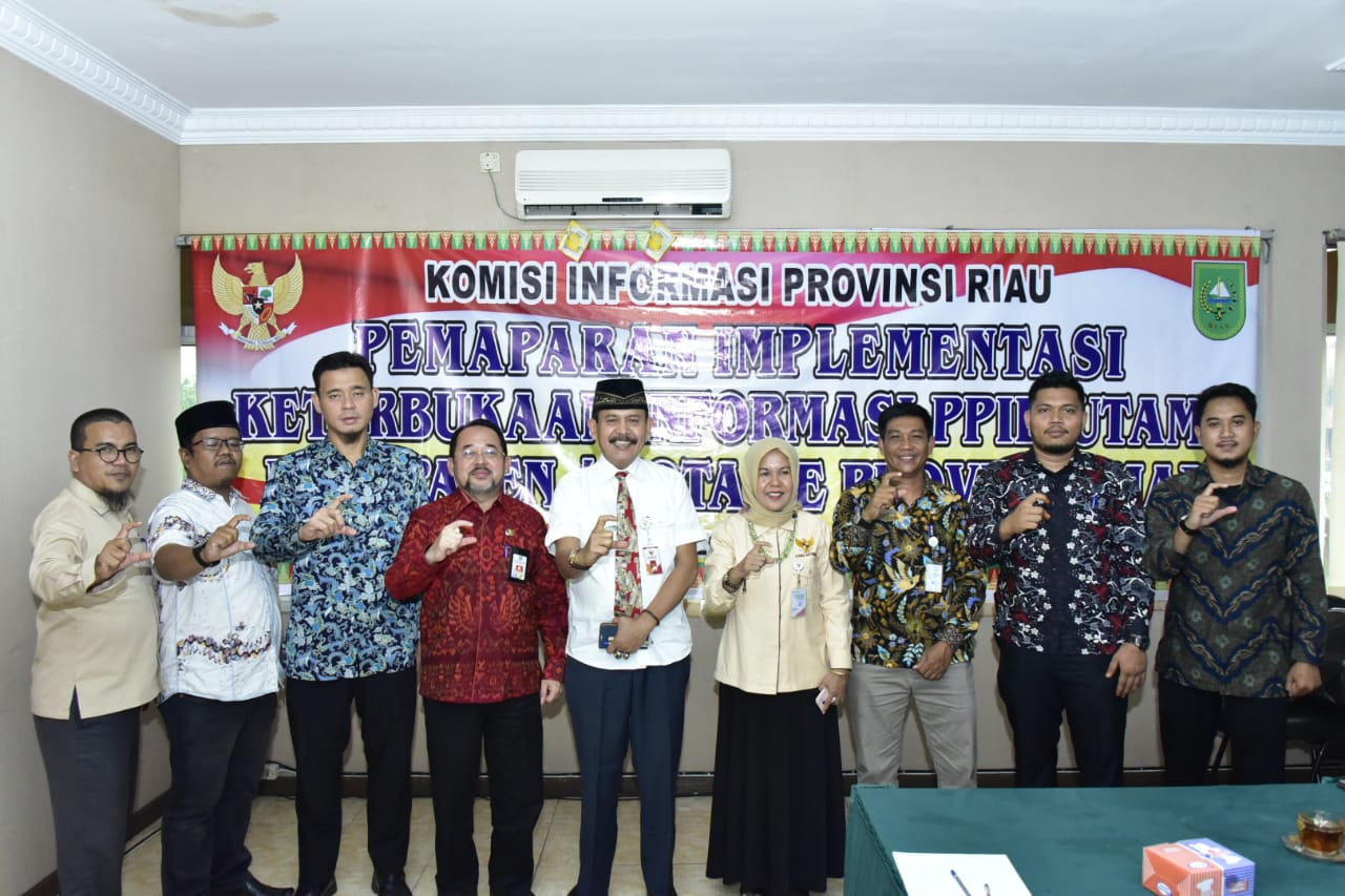 PPID Utama Diskominfotik Bengkalis Dapatkan Apresiasi dari KIP Riau