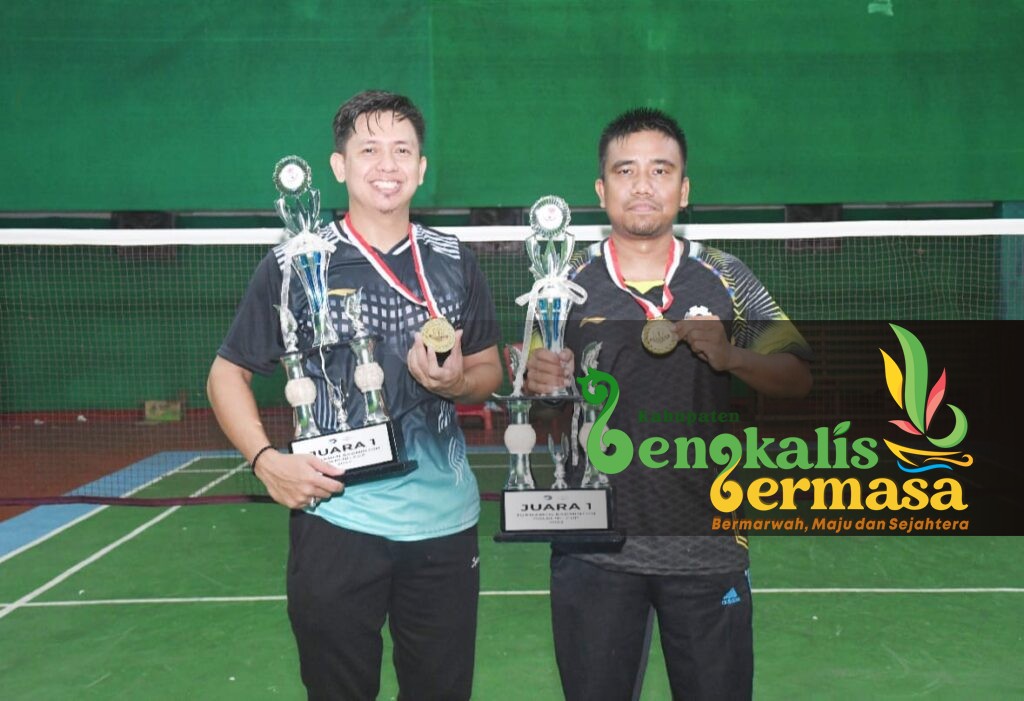 Reno Excel dan Rahmad Akmal, Juarai Turnamen Badminton Polbeng Cup III 2022