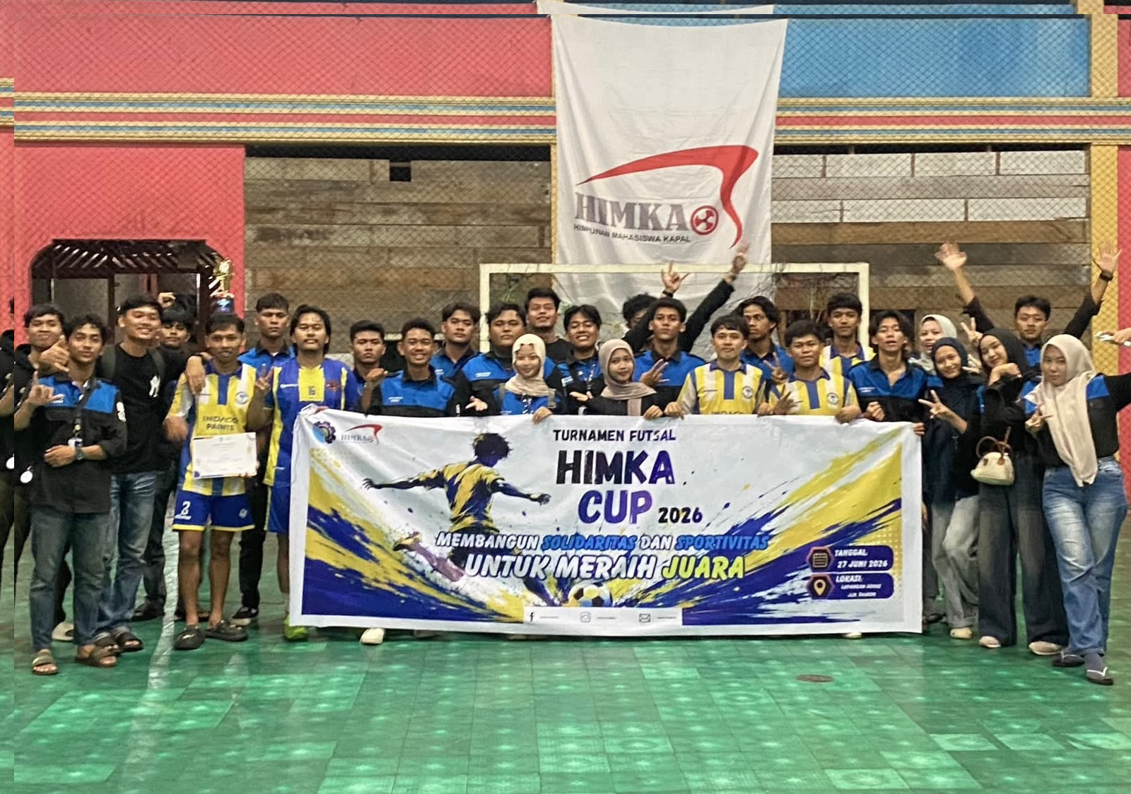 HIMKA Polbeng Pererat Kebersamaan Mahasiswa Lewat Futsal Cup 2026