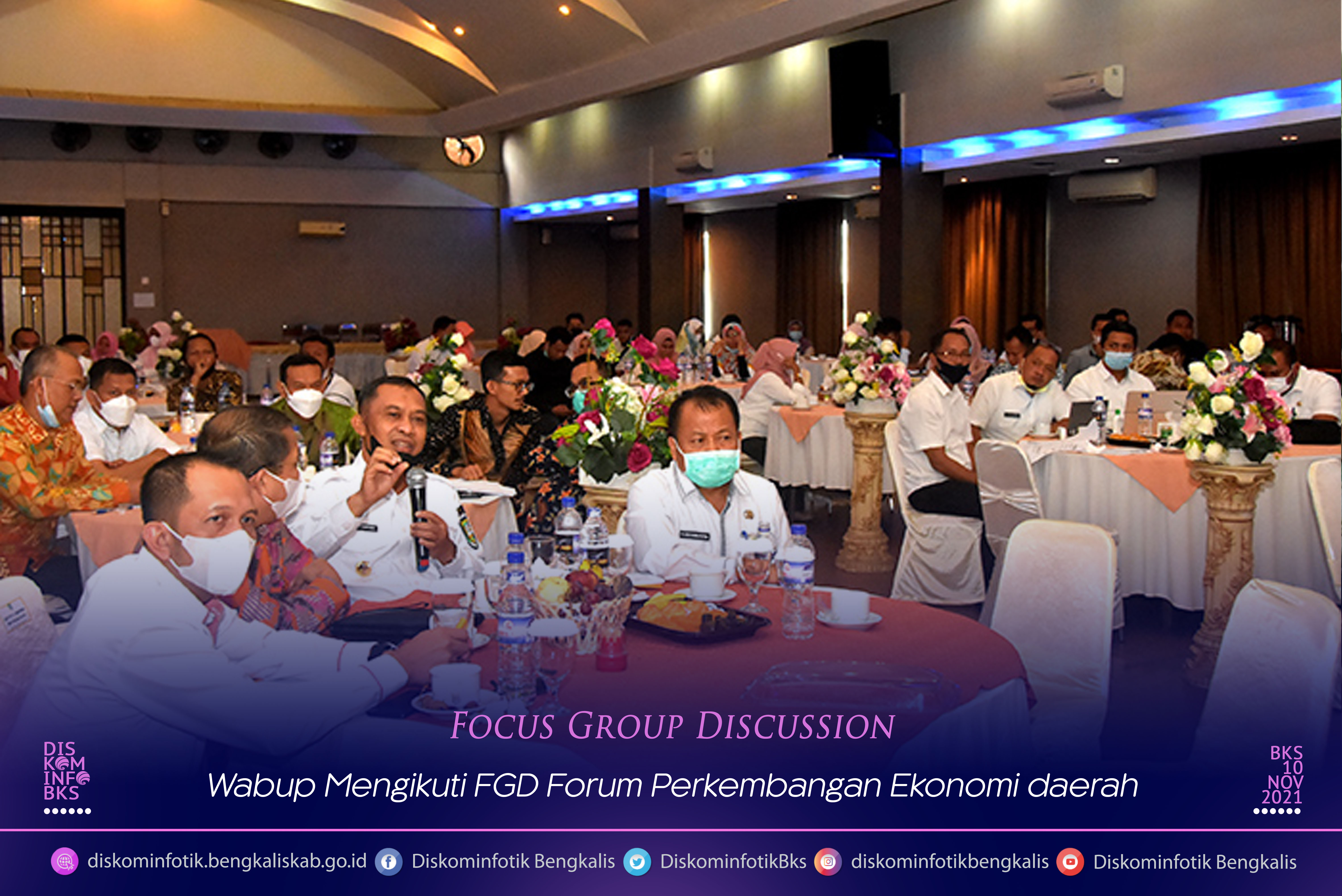 Wabup Mengikuti FGD Forum Perkembangan Ekonomi daerah