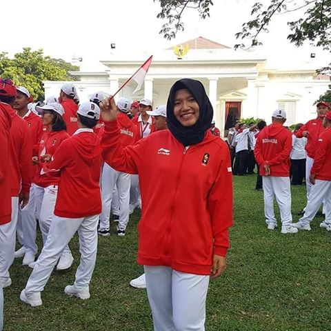 Sutini binti Seni, atlet timnas sepaktakraw putri Indonesia di Asian Games XVIII Jakarta-Palembang Tahun 2018 asal Kabupaten Bengkalis