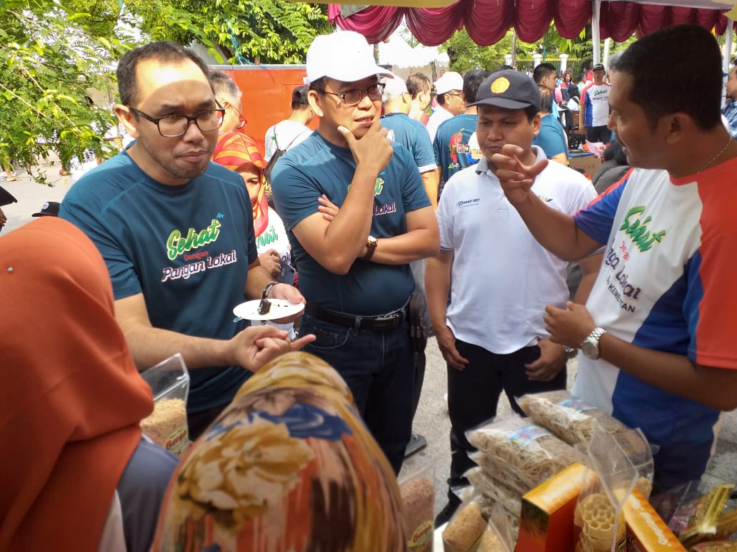 Bersa (Beras Sagu) dipamerkan pada ajang Pameran Gerakan Cinta Pangan Lokal dan Selamatkan Pangan di Kompleks Museum Benteng Vredeburg Yogyakarta